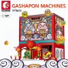 SEMBO Blocks Gashapon Machines Lighting Toys Building Blocks Anime Model Capsule Station Blocks Creative Child Adults - LOZ MALL