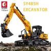 SEMBO SY485H 1 26 Scal Engineering Truck Building Blocks Excavator Loader Car City Construction MOC Bricks - LOZ MALL