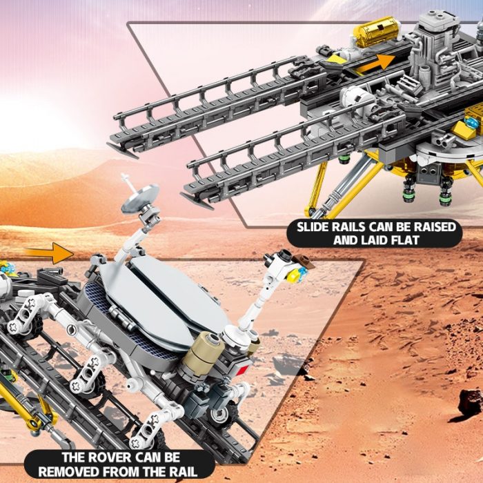 SEMBO Space Shuttle Rover Building Blocks Aerospace Exploration Rockets Airship Model Assemble DIY Educational Toys for 2 - LOZ MALL