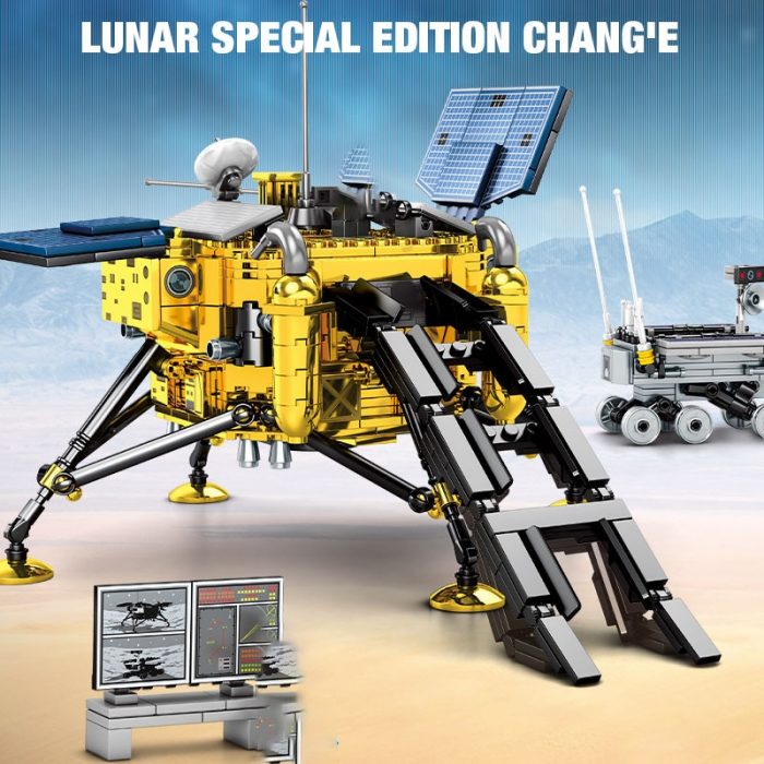 SEMBO Space Shuttle Rover Building Blocks Aerospace Exploration Rockets Airship Model Assemble DIY Educational Toys for 4 - LOZ MALL
