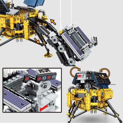 SEMBO Space Shuttle Rover Building Blocks Aerospace Exploration Rockets Airship Model Assemble DIY Educational Toys for 5 - LOZ MALL