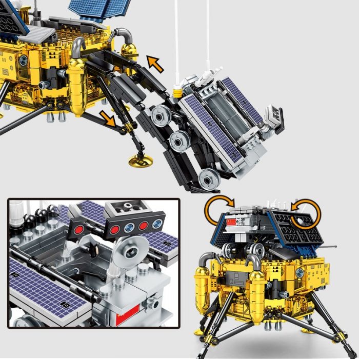 SEMBO Space Shuttle Rover Building Blocks Aerospace Exploration Rockets Airship Model Assemble DIY Educational Toys for 5 - LOZ MALL