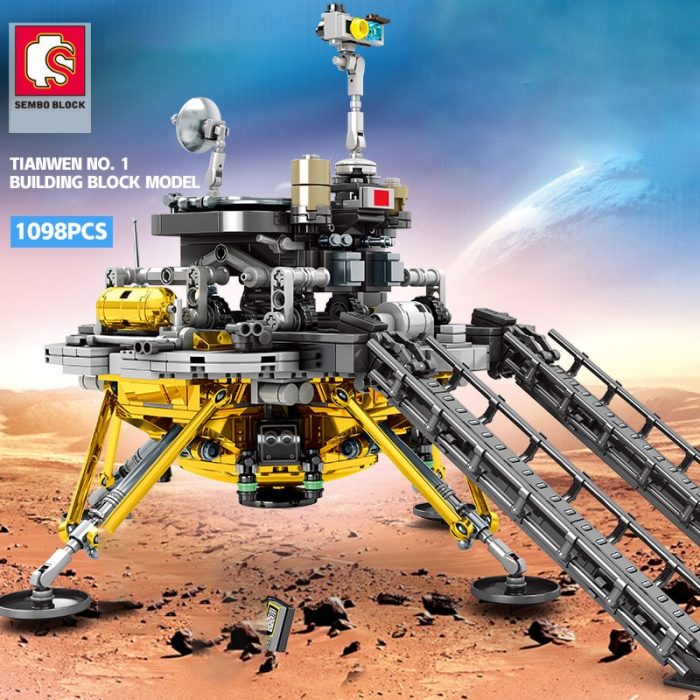 SEMBO Space Shuttle Rover Building Blocks Aerospace Exploration Rockets Airship Model Assemble DIY Educational Toys for - LOZ MALL