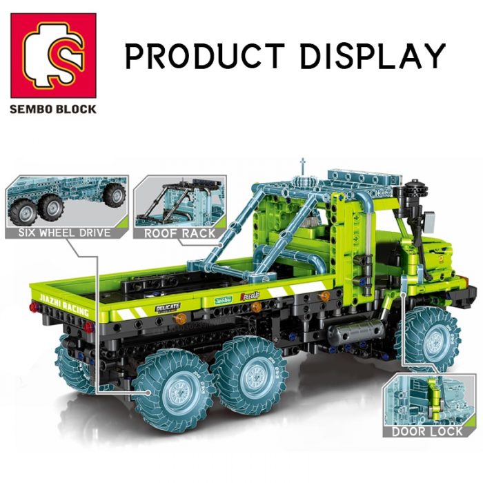 SEMBO Technical Engineering Truck RC Car Building Blocks Heavy Duty City Vehicle Bricks Construction DIY Toys 1 - LOZ MALL