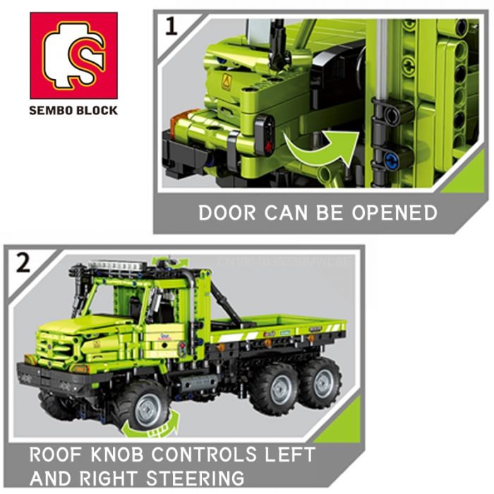 SEMBO Technical Engineering Truck RC Car Building Blocks Heavy Duty City Vehicle Bricks Construction DIY Toys 2 - LOZ MALL