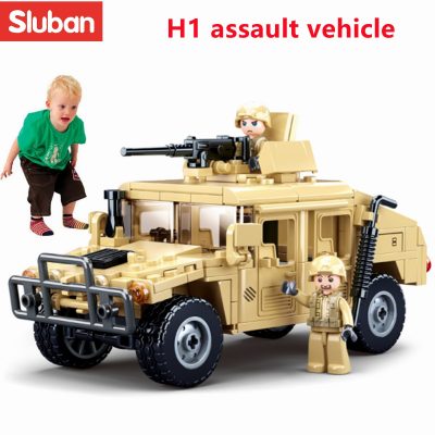 Sluban Building Block Toys Army Hummer H2 Military Series 265PCS Bricks B0837 Compatbile With Leading Brands 1 - LOZ MALL