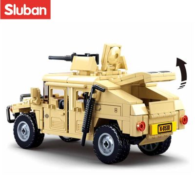 Sluban Building Block Toys Army Hummer H2 Military Series 265PCS Bricks B0837 Compatbile With Leading Brands 3 - LOZ MALL
