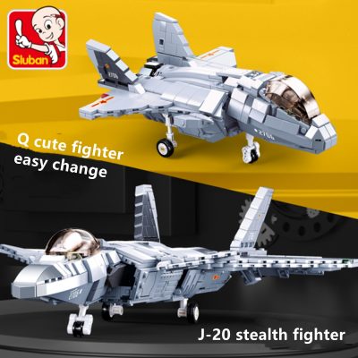 Sluban Building Block Toys Army Model J 20 Mighty Dragon Fighter 926PCS Bricks B0931 Compatbile With 2 - LOZ MALL