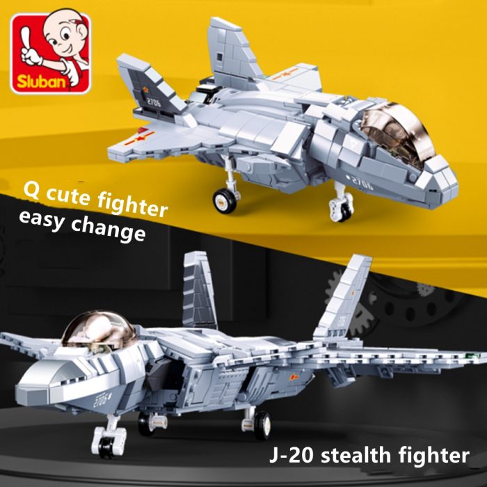 Sluban Building Block Toys Army Model J 20 Mighty Dragon Fighter 926PCS Bricks B0931 Compatbile With 2 - LOZ MALL