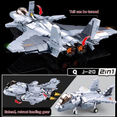Sluban Building Block Toys Army Model J 20 Mighty Dragon Fighter 926PCS Bricks B0931 Compatbile With 4 - LOZ MALL
