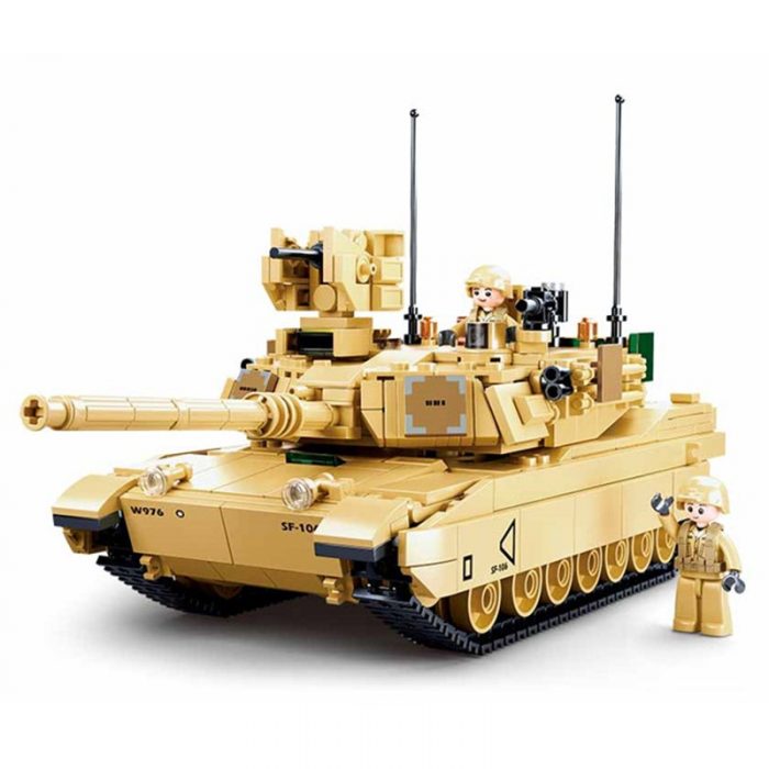 Sluban Building Block Toys Army Model M1A2 Sep V2 Abrams 781PCS Bricks B0892 Compatbile With Leading 2 - LOZ MALL