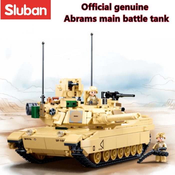 Sluban Building Block Toys Army Model M1A2 Sep V2 Abrams 781PCS Bricks B0892 Compatbile With Leading - LOZ MALL