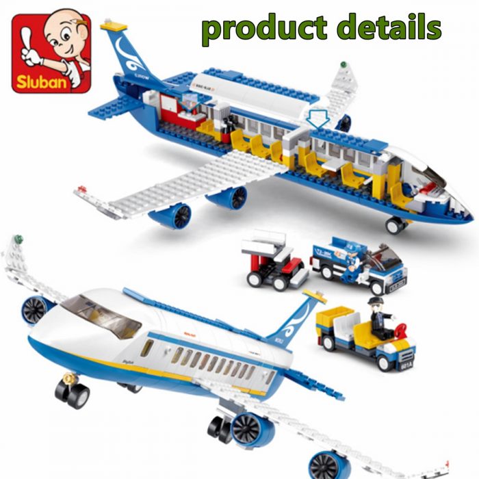 Sluban Building Block Toys Aviation Airbus 463PCS Bricks B0366 Skybus Compatbile With Leading Brands Construction Kits 1 - LOZ MALL