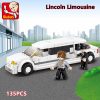 Sluban Building Block Toys City Scene B0323 Luxury Limousine 135PCS Bricks Mini Limo Compatbile With Leading - LOZ MALL