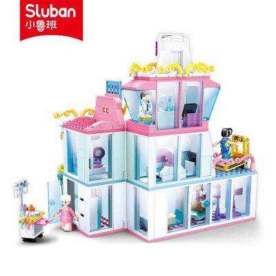 Sluban Building Block Toys Girls Dream B0799 Health Medical Center 459PCS Bricks Compatible With Leading Brands 1 - LOZ MALL