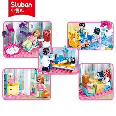 Sluban Building Block Toys Girls Dream B0799 Health Medical Center 459PCS Bricks Compatible With Leading Brands 2 - LOZ MALL