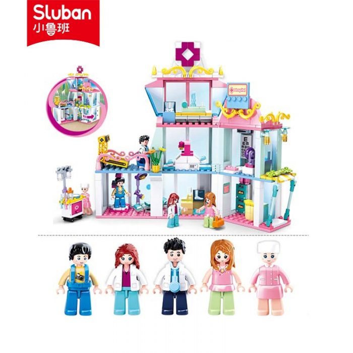 Sluban Building Block Toys Girls Dream B0799 Health Medical Center 459PCS Bricks Compatible With Leading Brands 3 - LOZ MALL