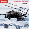 Sluban Building Block Toys Morden Military KA 50 Armed Helicopter 330PCS Bricks B0752 Army Truck Compatbile - LOZ MALL
