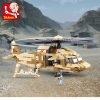 Sluban Building Block Toys Morden Military UH 60L Black Hawk Helicopter 439PCS Bricks B0509 Army Truck - LOZ MALL