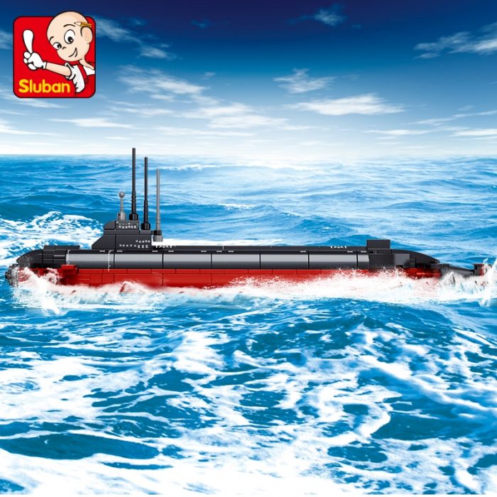 Sluban Building Block Toys Nuclear Submarine 193PCS Model Bricks B0391 Compatbile With Leading Brands Construction Kits 1 - LOZ MALL