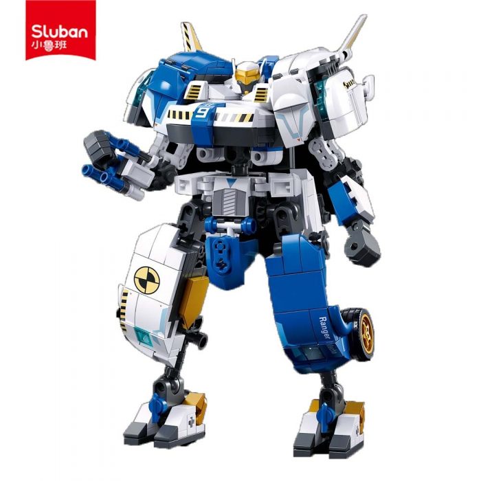 Sluban Building Block Toys Robot Alpha B1150 Rovers Safety Pioneer 524PCS Bricks Mechanical Armor Compatbile With 1 - LOZ MALL