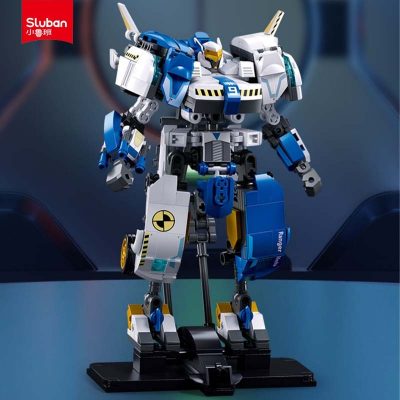 Sluban Building Block Toys Robot Alpha B1150 Rovers Safety Pioneer 524PCS Bricks Mechanical Armor Compatbile With 2 - LOZ MALL