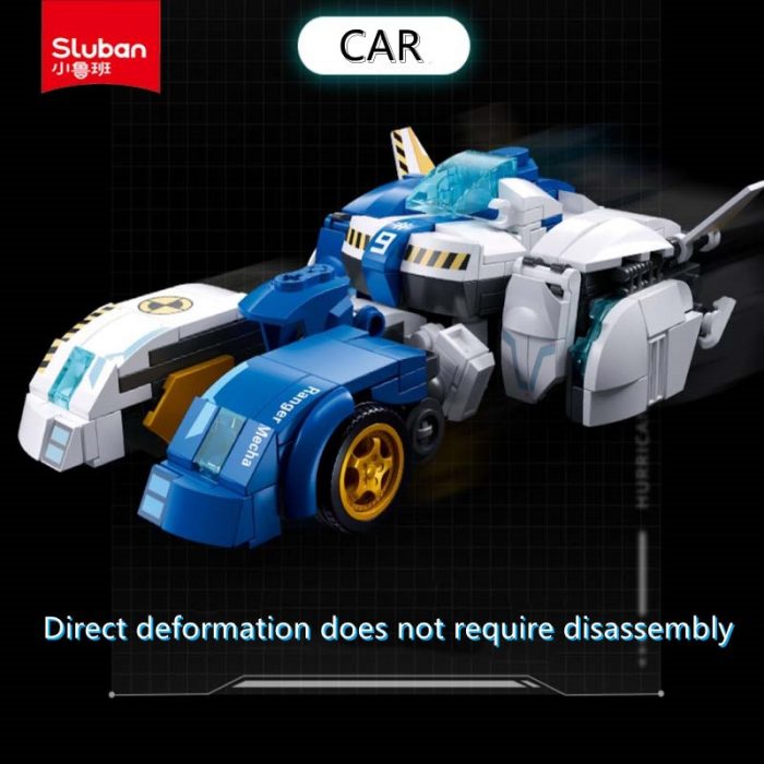 Sluban Building Block Toys Robot Alpha B1150 Rovers Safety Pioneer 524PCS Bricks Mechanical Armor Compatbile With 3 - LOZ MALL