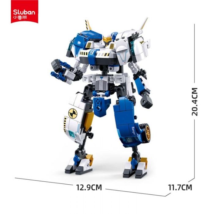 Sluban Building Block Toys Robot Alpha B1150 Rovers Safety Pioneer 524PCS Bricks Mechanical Armor Compatbile With 4 - LOZ MALL