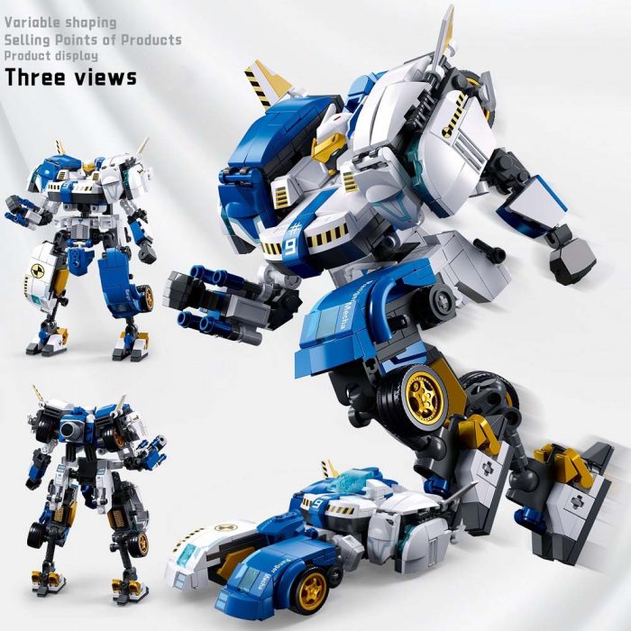 Sluban Building Block Toys Robot Alpha B1150 Rovers Safety Pioneer 524PCS Bricks Mechanical Armor Compatbile With - LOZ MALL