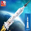 Sluban Building Block Toys Saturn Long March Rocket 167PCS Model Bricks B0735 Compatbile With Leading Brands - LOZ MALL