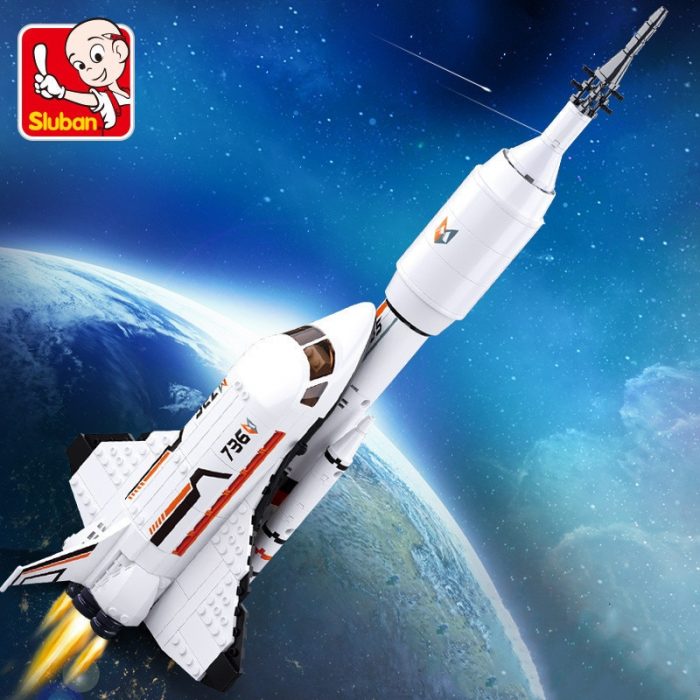 Sluban Building Block Toys Saturn Long March Rocket 167PCS Model Bricks B0735 Compatbile With Leading Brands 2 - LOZ MALL