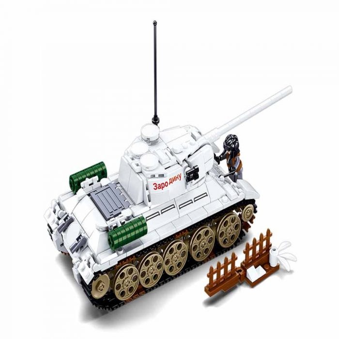 Sluban Building Block Toys World War 2 B0978 T 34 85 Medium Tank 518PCS Bricks Compatbile - LOZ MALL