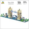 YZ 056 World Architecture London Tower Bridge Thames River Ship Mini Diamond Blocks Bricks Building Toy - LOZ MALL