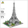 YZ 069 World Architecture Paris Eiffel Tower Bus Street Lamp Square Diamond Blocks Bricks Building Toy - LOZ MALL