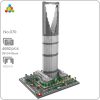 YZ 070 World Architecture Saudi Arabia Kingdom Tower Hotel DIY Mini Diamond Blocks Bricks Building Toy - LOZ MALL
