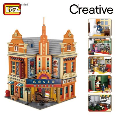 loz building blocks Cathay Pacific Theater Republic of China mini small particle assembly toys large and 5 - LOZ MALL