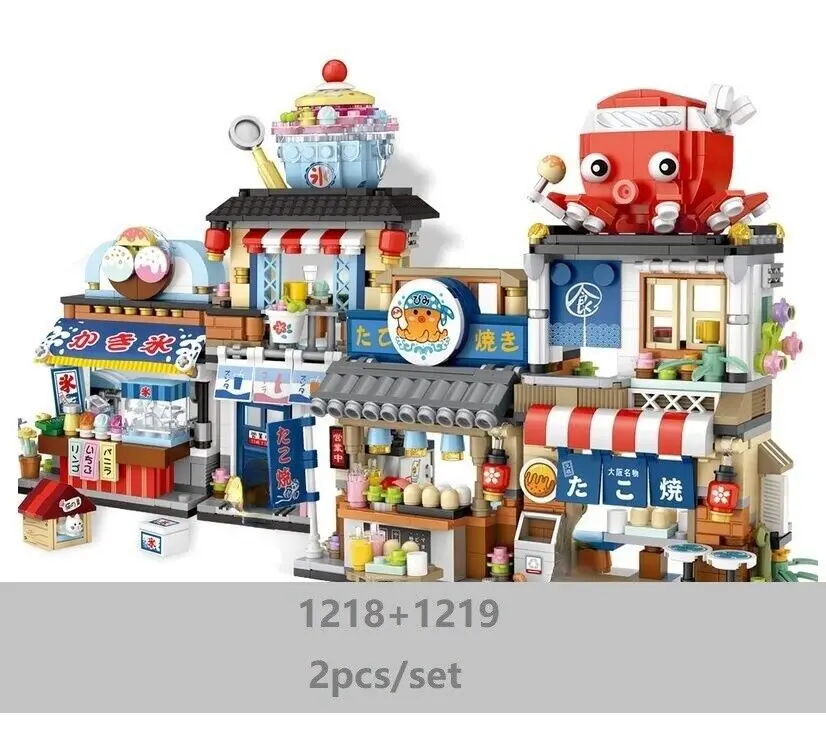 kf Sf3b1c6f2509b4510bbc00a8450475f30u LOZ mini Blocks Building Toys DIY Bricks Puzzle Gift Japanese Snack Bar Home Decor 1218 1219 - LOZ MALL