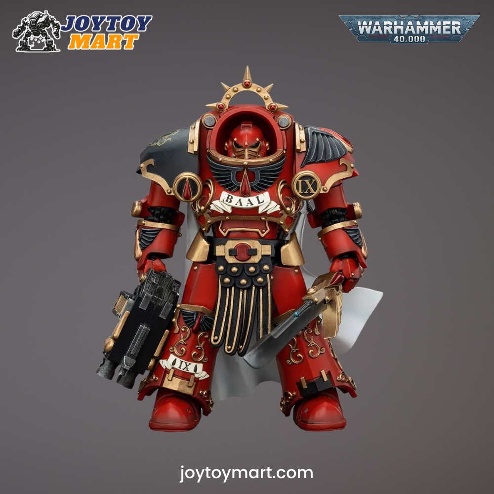 JoyToy WH40K 14.2cm Blood Angels Legion Praetor in Tartaros Terminator Armour 1 1 - LOZ MALL